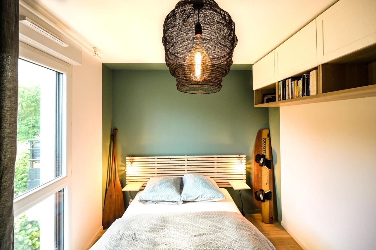 L'Olympique: Appartement Cosy, Vue Canal Grande Terrasse Et Parking Vaires-sur-Marne Ngoại thất bức ảnh